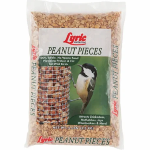 Lyric Chickadee and Nuthatch Peanut Pieces Wild Bird Food 5 lb