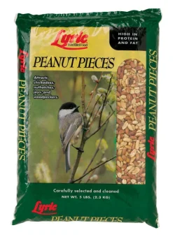 Lyric Chickadee and Nuthatch Peanut Pieces Wild Bird Food 5 lb