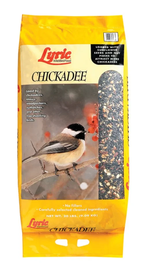 Lyric Chickadee and Nuthatch Sunflower Seeds and Peanuts Wild Bird Food 20 lb