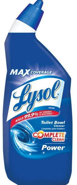 Lysol Complete Clean Clean Scent Toilet Bowl Cleaner 24 oz. Gel (Pack of 9)