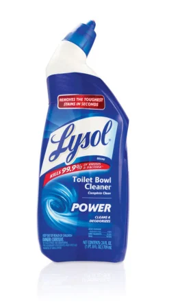 Lysol Complete Clean Clean Scent Toilet Bowl Cleaner 24 oz. Gel (Pack of 9)