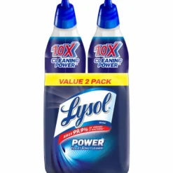 Lysol Complete Clean No Scent Toilet Bowl Cleaner 24 oz Gel (Pack of 4).