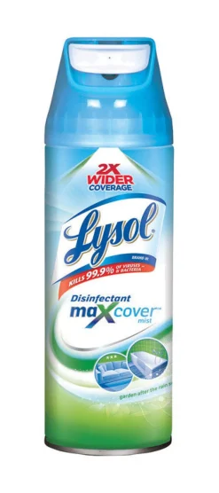 Lysol MaxCover Garden After Rain Scent Disinfectant 12.5 oz. (Pack of 6)