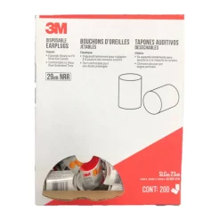 3M 29 dB Foam Ear Plugs Orange 1 pair (Pack of 200)
