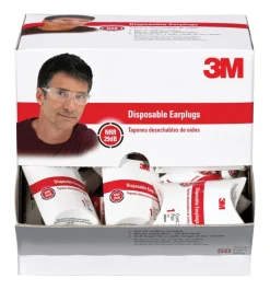 3M 29 dB Foam Ear Plugs Orange 1 pair (Pack of 200)