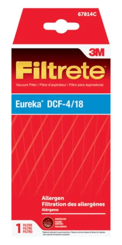 3M Filtrete Vacuum Filter For Eureka DCF-4/18 Allergen 1 pk