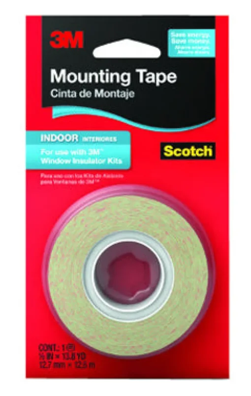 3M Clear Indoor Mounting Tape 1/2 in. W X 41.4 ft. L