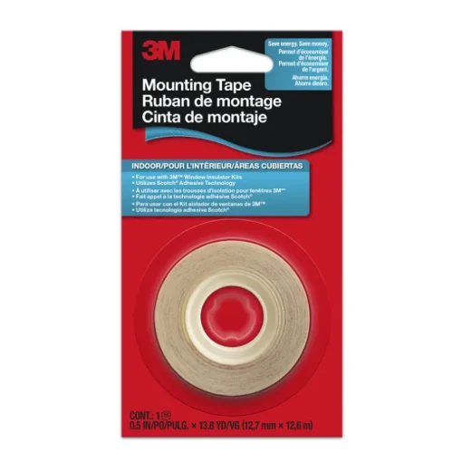 3M Clear Indoor Mounting Tape 1/2 in. W X 41.4 ft. L