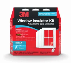 3M Clear Plastic Window Insulation Kit For Windows 17.5 ft. L X 0.75 in.