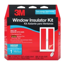 3M Clear Plastic Window Insulation Kit 9 L ft. x 0.75 mil. Thick