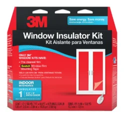 3M Clear Plastic Window Insulation Kit 9 L ft. x 0.75 mil. Thick