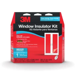 3M Clear Plastic Window Insulation Kit 9 L ft. x 0.75 mil. Thick