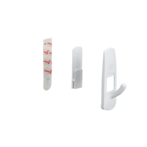 3M Command Medium Plastic Hook 3-7/8 In. L 6 Pk