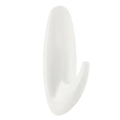 3M Command Medium Plastic Hook 3-1/8 In. L 2 Pk