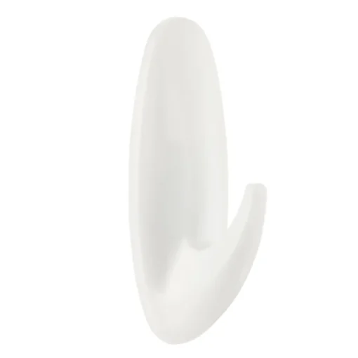 3M Command Medium Plastic Hook 3-1/8 In. L 2 Pk