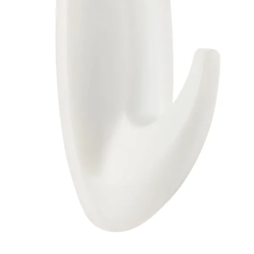 3M Command Medium Plastic Hook 3-1/8 In. L 2 Pk