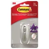 3M Command Medium Plastic Hook 3-1/8 in. L 1 pk (Pack of 4)