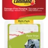 3M Command White Poster Strips 1 lb 48 pk