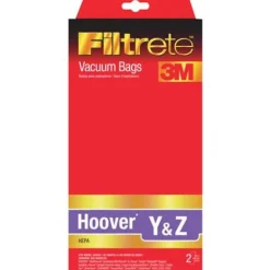 3M Filtrete Vacuum Bag For attaches to vacuum 2 pk