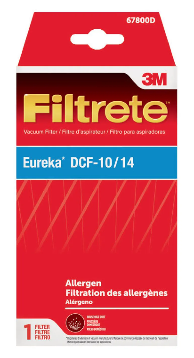 3M Filtrete Vacuum Filter For Eureka DCF-10/DCF-14, Allergen 1 pk