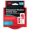 3M Flexible Moisture Resistant Transparent Weather Sealing Tape 30 L ft.