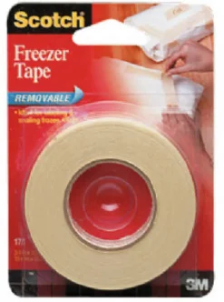 3M Freezer Tape 1 pk Tan (Pack of 12)