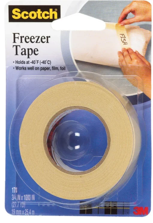 3M Freezer Tape 1 pk Tan (Pack of 12)
