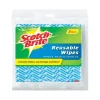 3M General Scotch-Brite Purpose Machine Washable Microfiber Reusable Wipes 11.5x19.5 in. (Pack of 24)