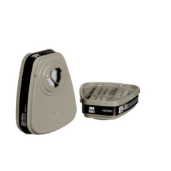 3M N95 Sanding and Lead Paint Removal Replacement Cartridge 6000 Gray 1 pair