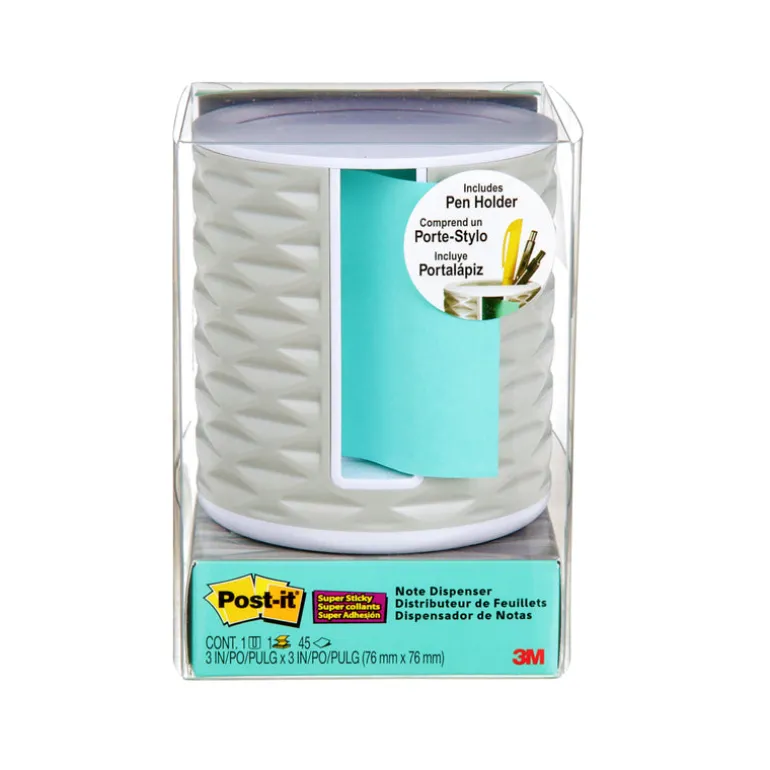 3M Post-it 3 in. W X 3 in. L White Note Dispenser 1 pad
