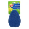 3M Scotch-Brite Blue/White Synthetic Fiber Non-Scratch Shower Scrubber Refill for Bath & Shower