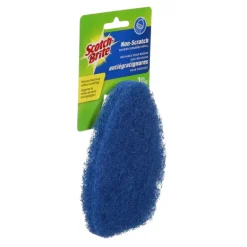 3M Scotch-Brite Blue/White Synthetic Fiber Non-Scratch Shower Scrubber Refill for Bath & Shower
