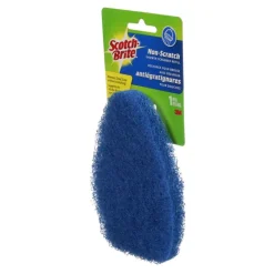 3M Scotch-Brite Blue/White Synthetic Fiber Non-Scratch Shower Scrubber Refill for Bath & Shower