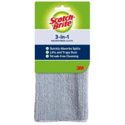3M Scotch-Brite Non-Scratch Microfiber Dusting Cloth 14 L x 12 W in.