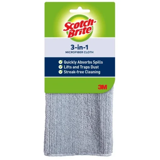 3M Scotch-Brite Non-Scratch Microfiber Dusting Cloth 14 L x 12 W in.
