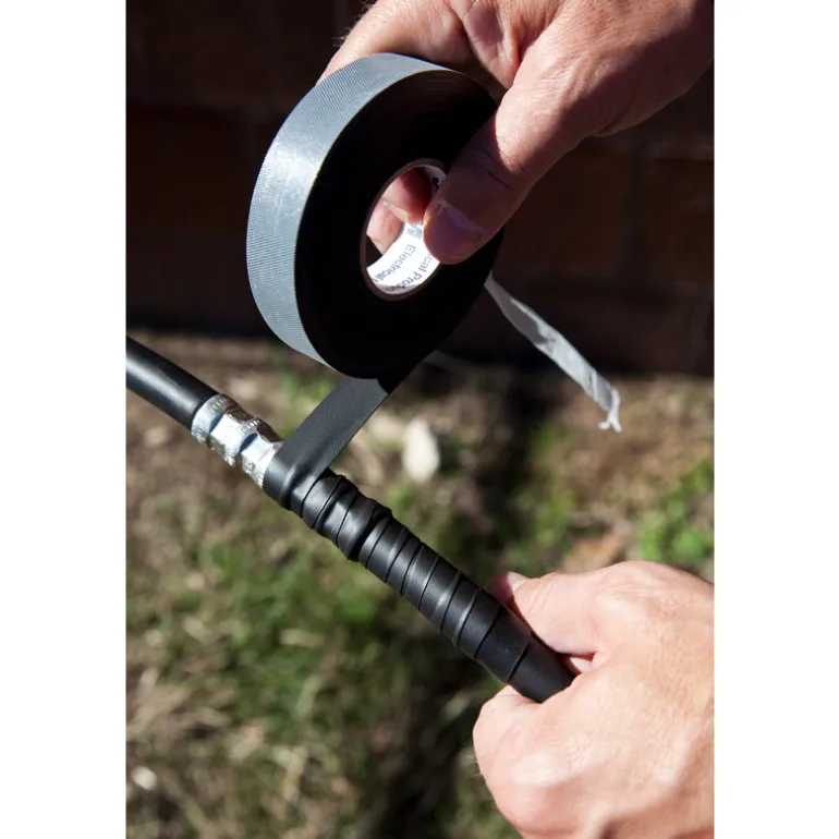 3M Temflex 3/4 in. W X 22 ft. L Black Rubber Splicing Tape