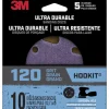 3M Ultra Durable 5 in. Ceramic Hook and Loop Sanding Disc 120 Grit 10 pk
