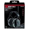 3M WorkTunes 24 dB Soft Foam Bluetooth Earplugs/Earphones w/Mic Black 1 pair