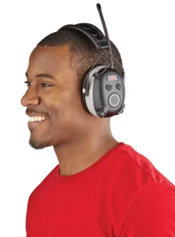 3M WorkTunes 24 dB Soft Foam Bluetooth Earplugs/Earphones w/Mic Black 1 pair