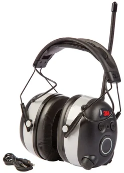 3M WorkTunes 24 dB Soft Foam Bluetooth Earplugs/Earphones w/Mic Black 1 pair