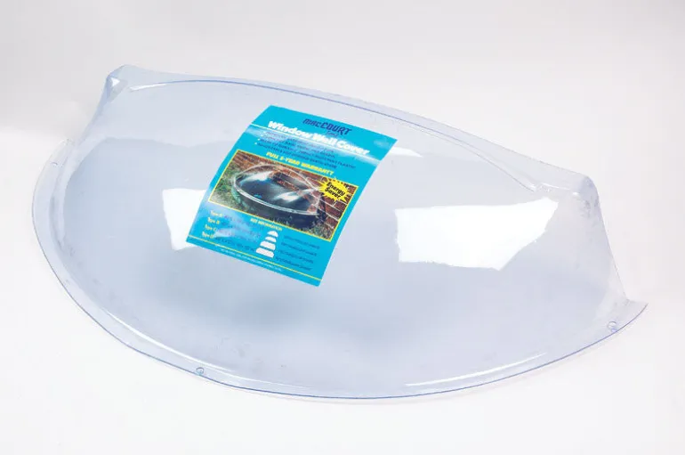 Maccourt Plastic Type A Window Well Cover 0.08 Thick x 9.5 H x 40 W x 18.5 D in.