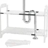 Madesmart 17.25 in. H X 2.75 in. W X 18.13 in. L White Under-the-Sink Shelf