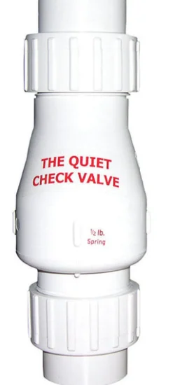 Magic Plastics 1-1/2 in. D Slip PVC Quiet Check Valve