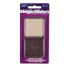Magic Sliders Plastic Caster Cup Brown Square 1-3/4 in. W X 1-3/4 in. L 4 pk