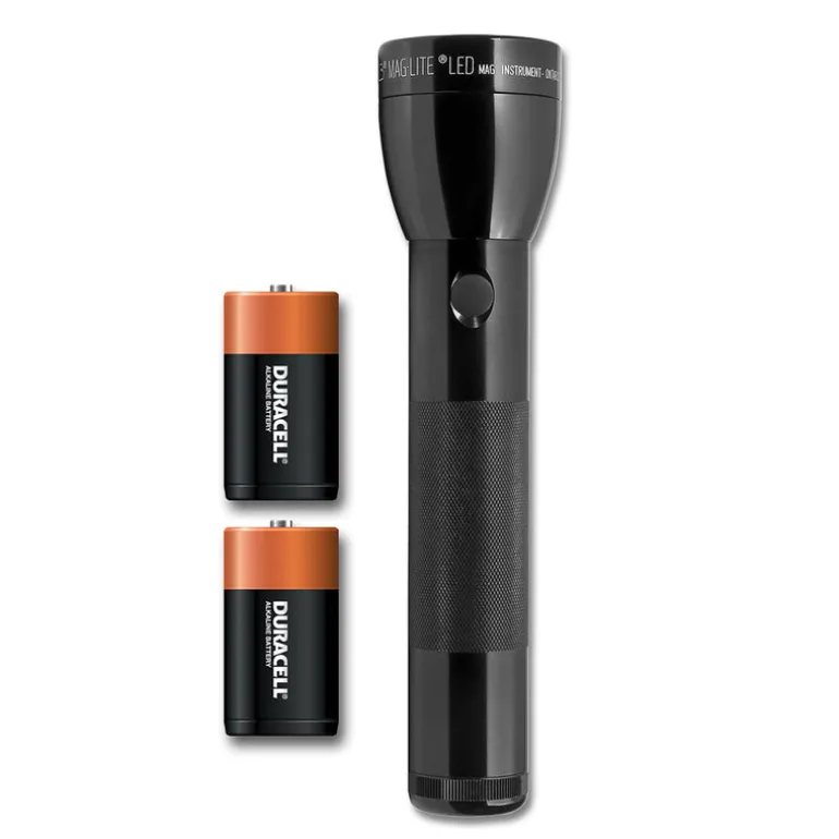 Maglite 524 lm Black LED Flashlight D Battery