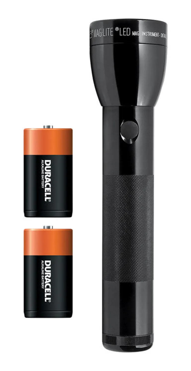 Maglite 524 lm Black LED Flashlight D Battery