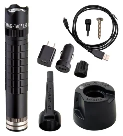 Maglite Magtac 543 lm Black LED Rechargeable Flashlight LifePO4 Battery