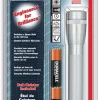 Maglite Mini 14 lm Silver Xenon Flashlight/Holster Combo Pack AA Battery