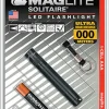Maglite Solitaire 47 lm Black LED Flashlight With Key Ring AAA Battery