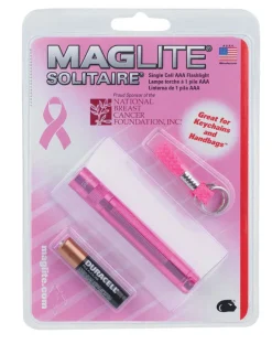 Maglite Solitaire 2 lm Pink Incandescent Flashlight AAA Battery